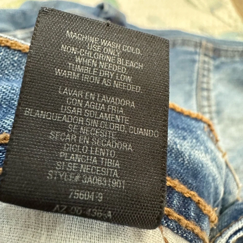 Vintage 90s Boys Carpenter Blue Jeans Arizona Jean Company Size 7